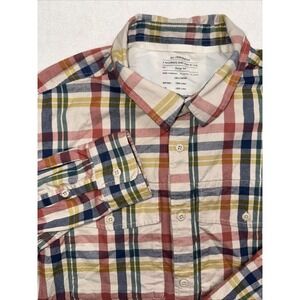 Rei Co‎ Op Flannel Shirt Men's XL Tall Plaid Button Up 100% Cotton
